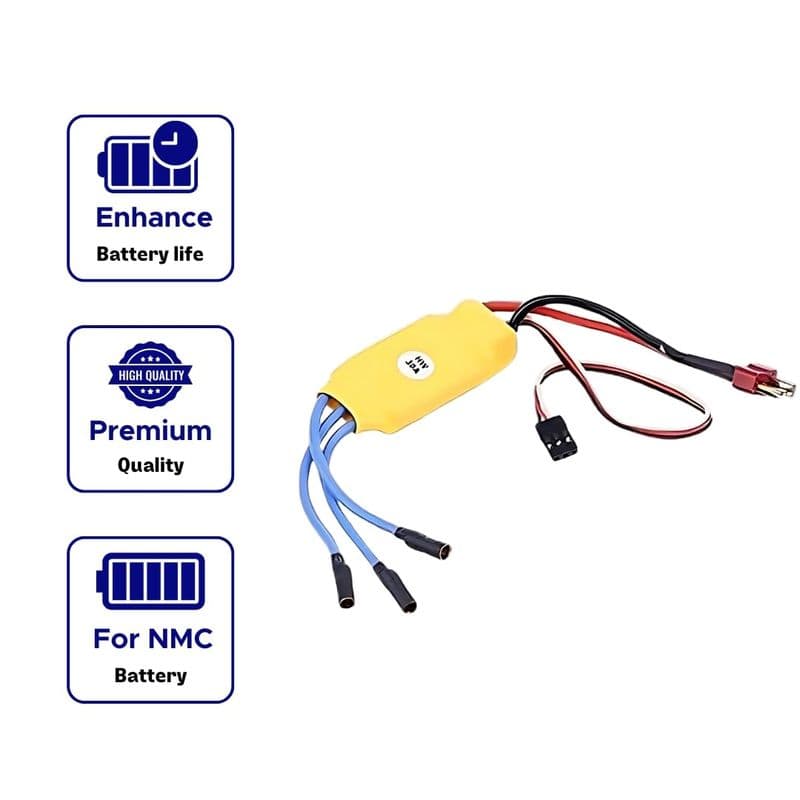 Brushless Motor Speed Controller | High-Speed 30A ESC - View 3