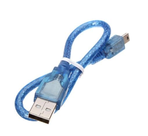 Arduino Nano Mini cable USB 2.0 A to USB 2.0 Mini B (30 cm) - View 1