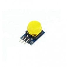 Yellow Electronic Building Blocks Big Key Button Module High Level Output - View 1