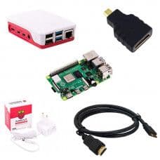 Raspberry Pi 4 Model B with 4GB Ram Starter Kit - View 1