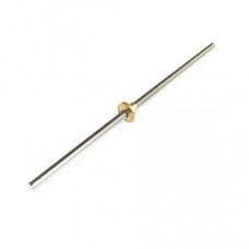 350mm Trapezoidal single Start Lead Screw 8mm Thread 2mm Pitch Lead Screw with Copper Nut - View 1