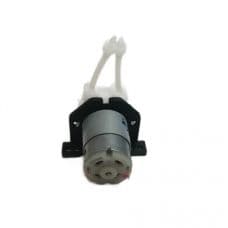 12V DC Peristaltic Dosing Pump for Aquarium Lab Analytical | 1mm ID x 3mm OD | 2 ~ 17 ml/min (L Bracket Black) - View 1