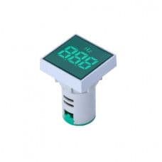 Green 20-75Hz 22mm AD16- 22DSHZ Square Cover LED Hertz Meter Indicator Light - View 1