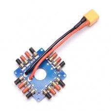 ESC Power Distribution Board Soldered XT60 Plug and 3.5mm Banana Bullet Connectors For 250mm Multicopter FPV - View 1