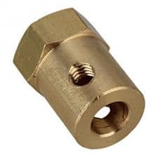 6mm Hex coupling for Robot Smart Car Wheel 18mm Length - View 1