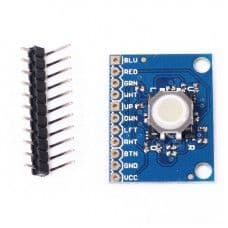ICSH044A ICSTATION Blackberry Trackball Breakout Board 360 Degree Trajectory Ball Module - View 1