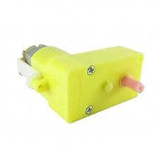 60 RPM Single Shaft L- Shaped BO Motor - View 1