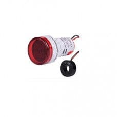 Red AC50-500V 0-100A 22mm AD16-22DVA Round LED Hertz Meter Indicator Light with Transformer - View 1