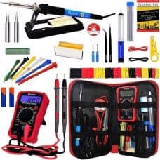 Plusivo Soldering Iron Kit with Digital Multi-meter V5 (EU Plug) - View 1