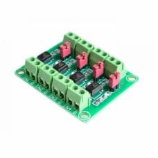 PC817 4 Channel Optocoupler Isolation Module - View 1