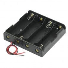 4 x 3.7V 18650 Lithium Polymer (Lipo) Battery Holder - View 1