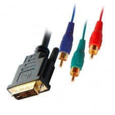 MX DVI 18+5 Male Plug To MX 3 RCA Male Plug RGB Cord 1.5 Meter (MX-2774) - View 1