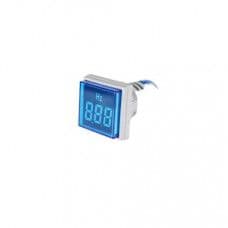 Blue 20-75Hz 22mm AD16- 22DSHZ Square Cover LED Hertz Meter Indicator Light - View 1