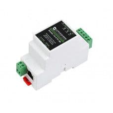 Waveshare Industrial Serial Server, RS485 to RJ45 Ethernet, TCP/IP to Serial, Rail-Mount Support - View 1