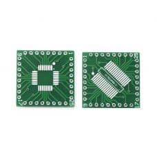 QFP/TQFP/LQFP/FQFP/SOP/SSOP32 to DIP Adapter/ Breakout Board - View 1