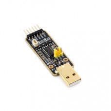 Waveshare USB To UART Debugger Module for Raspberry Pi 5, Type-A Port, Onboard UART Connector, High Baud Rate Transmission - View 1