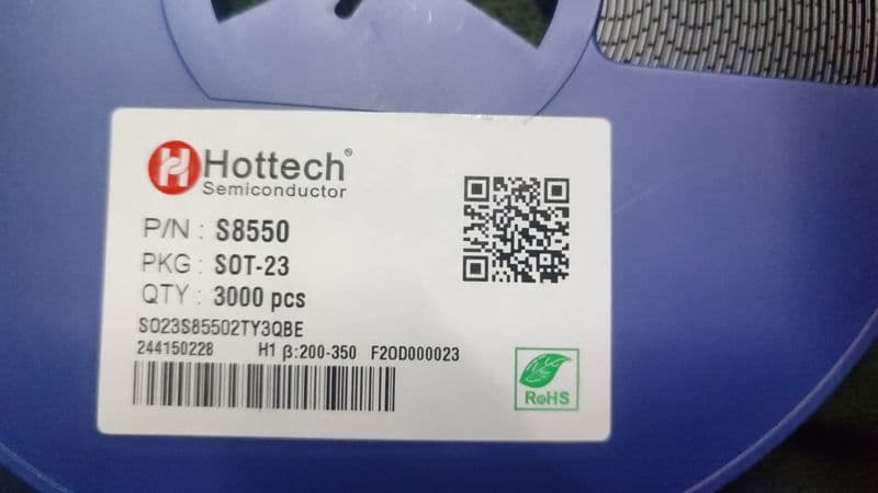 S8550 SOT23 2TY SMD Transistor PNP 8550 ETA1012 - View 2