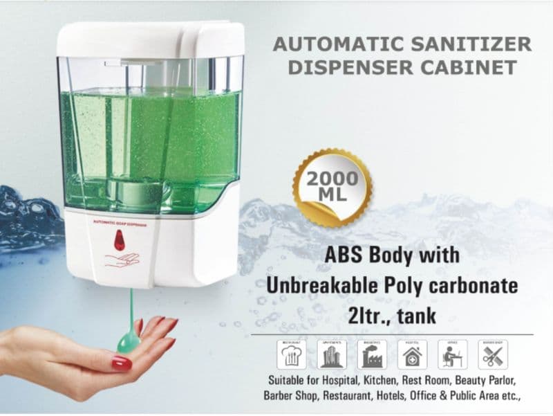 AUTOMATIC SANITIZER CABINET 1800ML 1.8L ET8158 - View 1