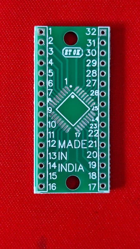 TQFP32 DIP32 0.8MM adapter PCB smd to dip ET5351 - View 1