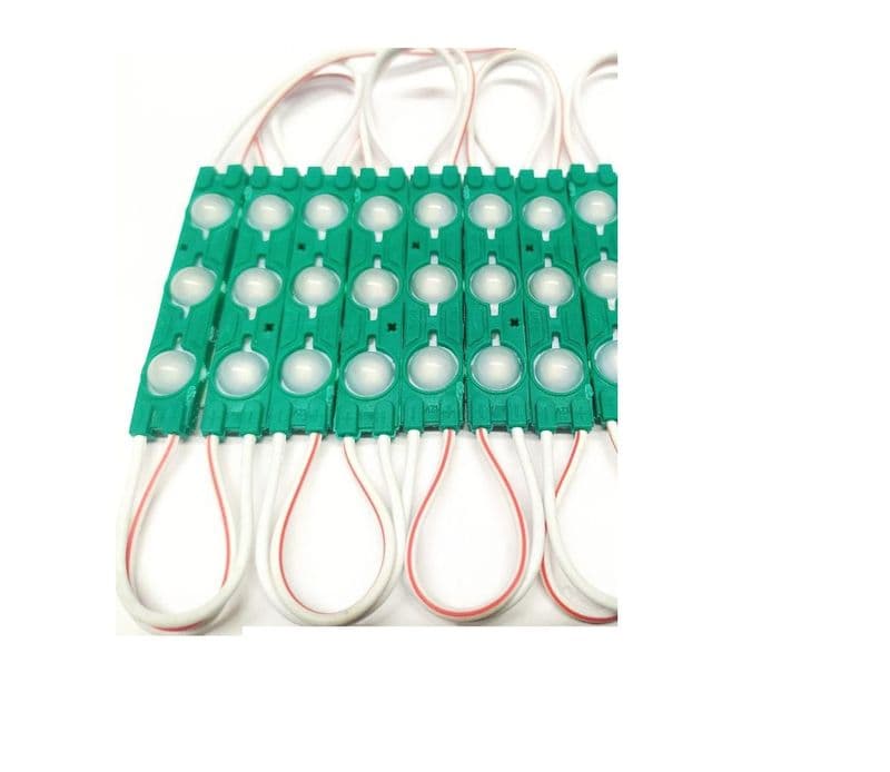 GREEN 12V 3 LED MODULE BLOCK Strips ET7187 - View 1