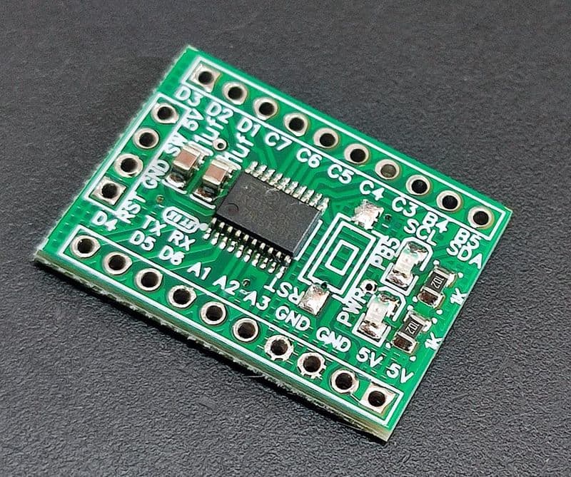 PCB FOR STM8S003F3P6TR / STM8S103F3P6 TSSOP20 BREAKOUT BOARD ET7251 - View 3