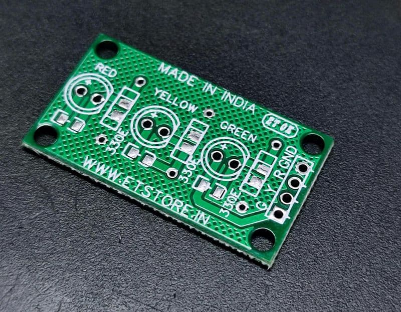 PCB FOR 3 LED Traffic Light Module Board ET6495 - View 1