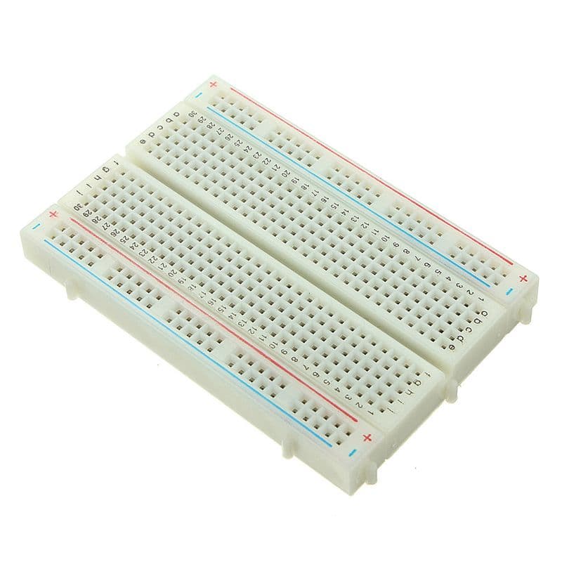 400 Tie Points Solderless Breadboard - View 2