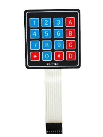 4×4 Matrix Membrane Keypad Module - View 1