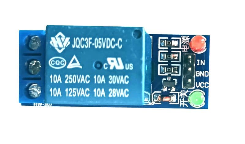 1 channel 5V 10A Relay Control Board Module with Optocoupler - View 1