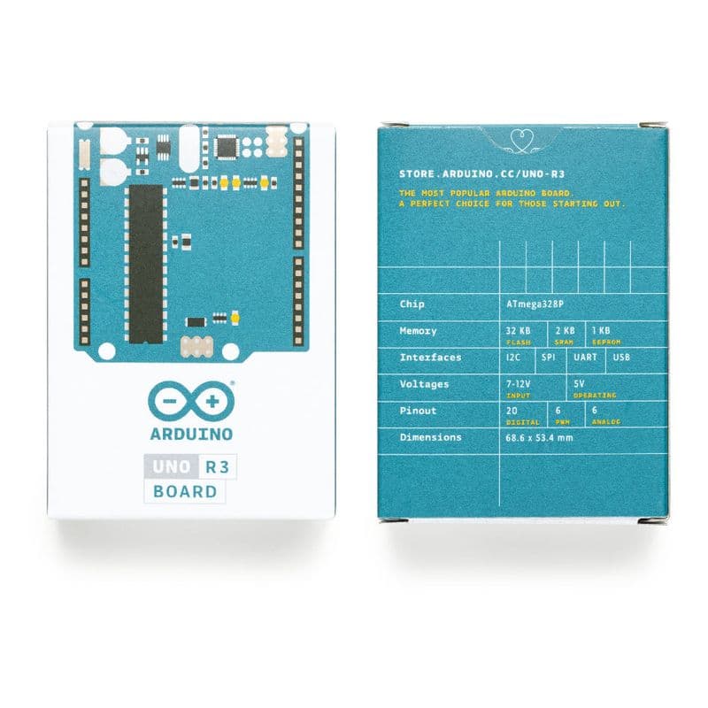 Original Arduino Uno Rev3 - View 3