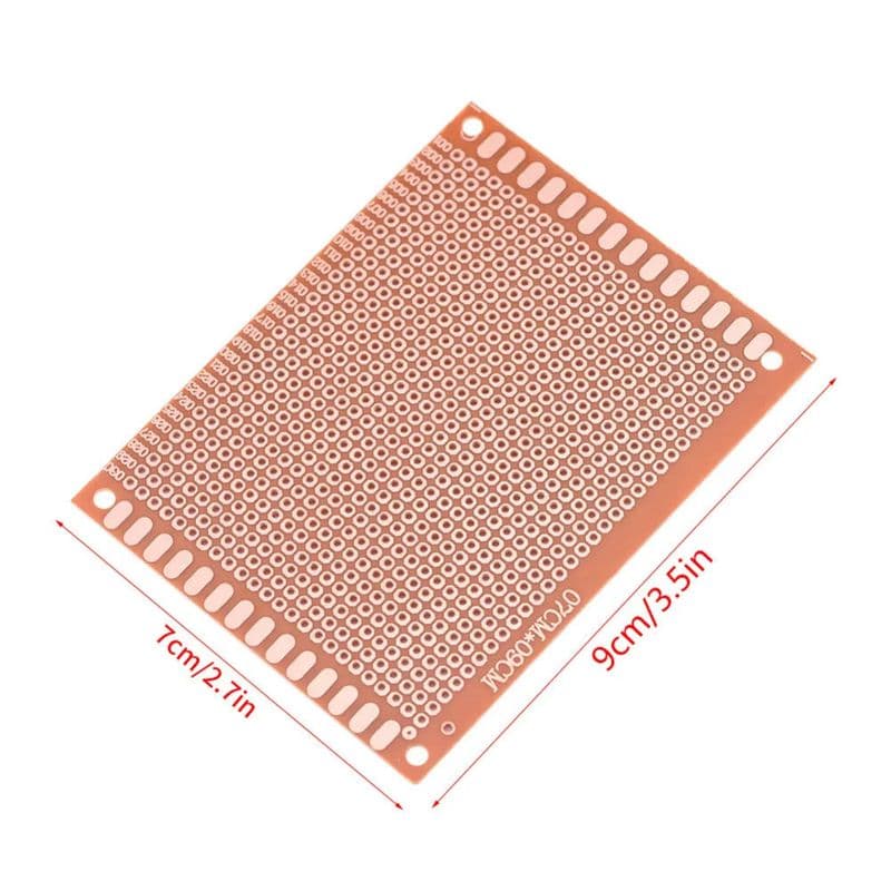 7x9cm Universal PCB Prototype Single Sided Circuit Board Point to Point - View 1