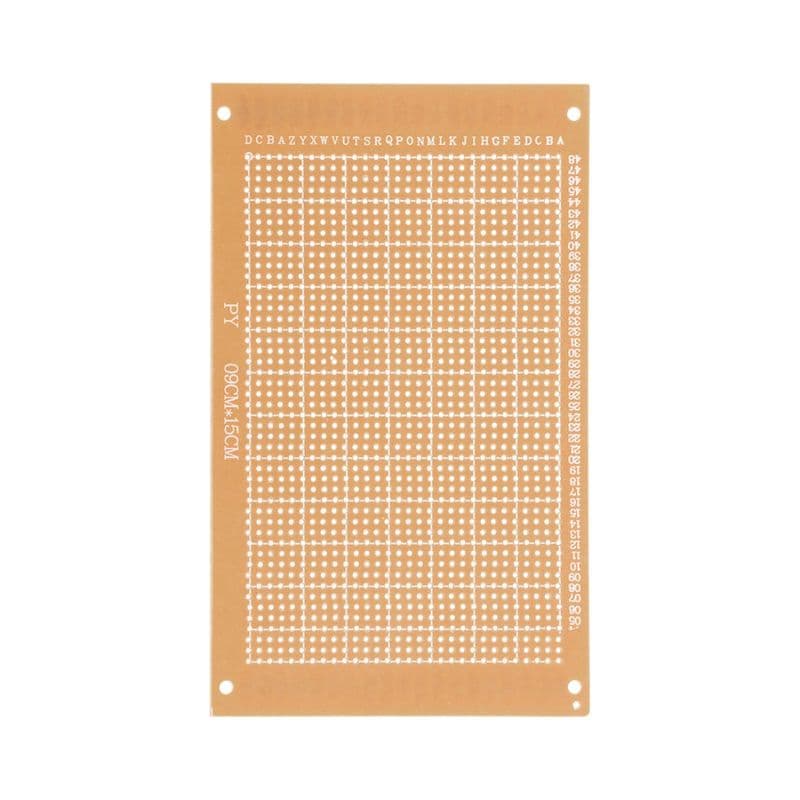 9x15cm Universal PCB Prototype Single Sided Circuit Board Point to Point - View 1
