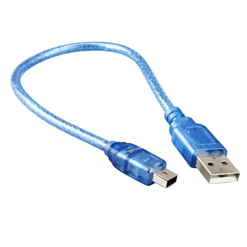 Arduino Nano USB A-Mini B 30cm Cable Reliable Data Transfer - View 3