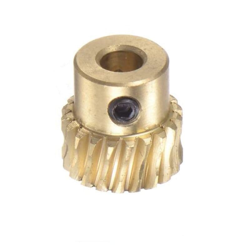 0.5 Module 20 Tooth 4mm hole Copper Worm Gear - View 3