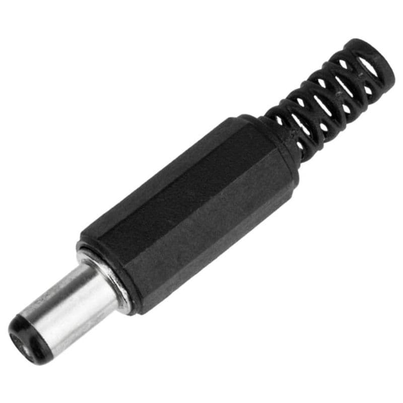 DC Power Jack Male Connector 2.1 x 5.5mm - View 1