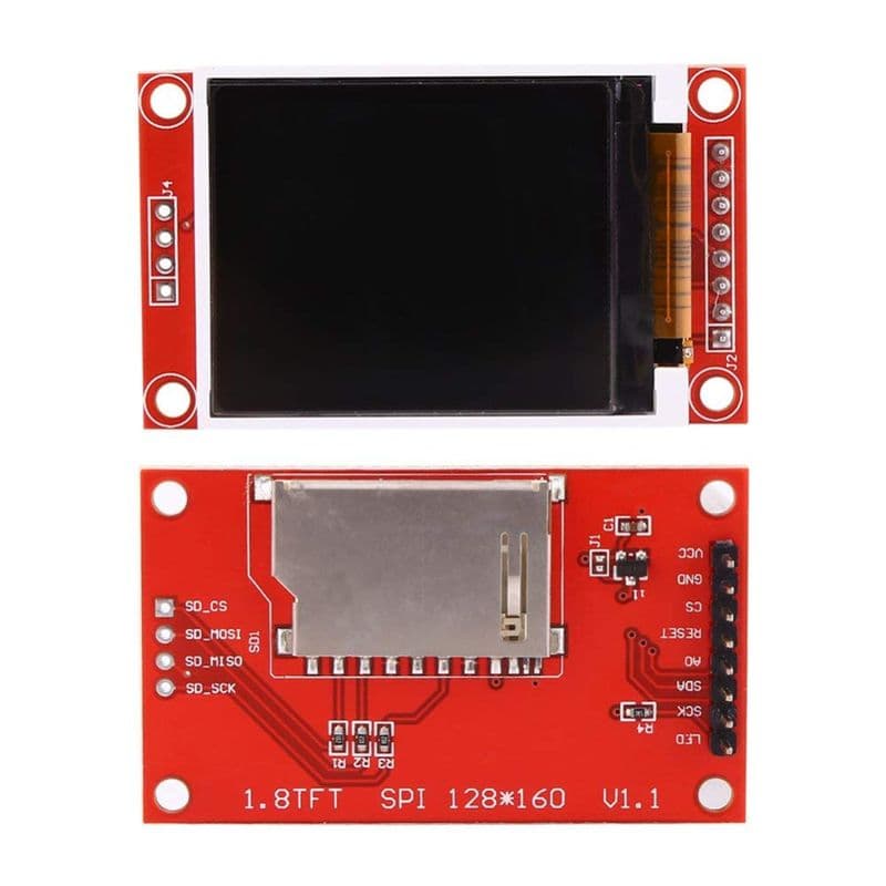 1.8 Inch TFT LCD Module 128 x 160 with 4 IO - View 1