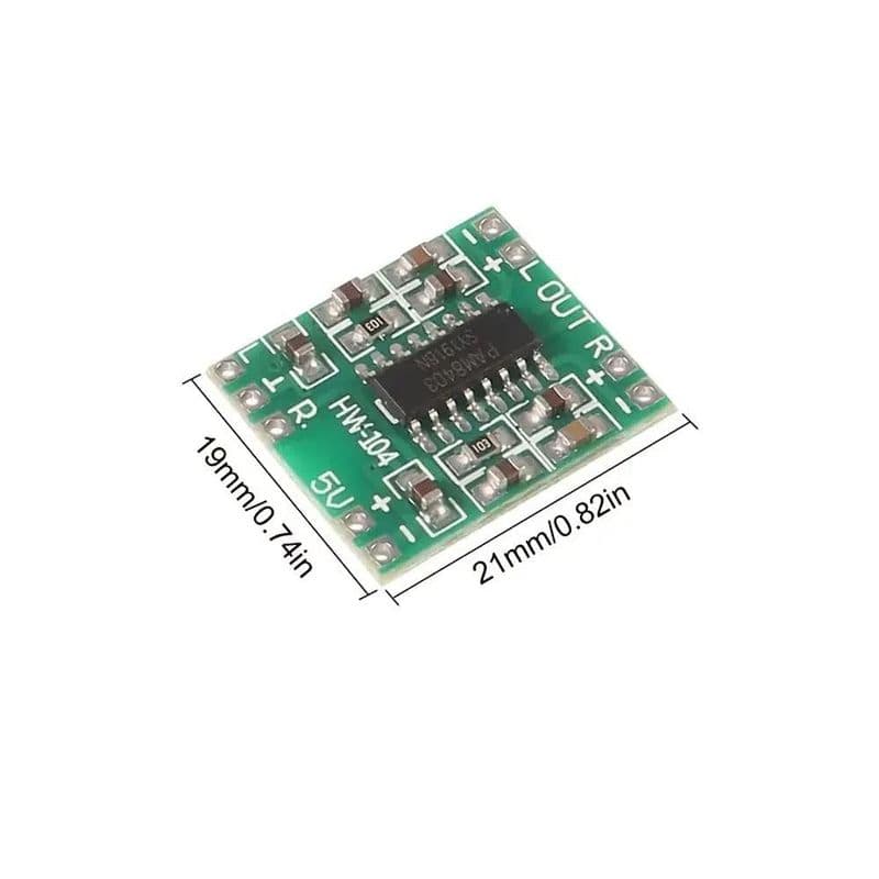 PAM8403 5V Two-channel Stereo Mini Class-D 3W+3W Audio Amplifier - View 3