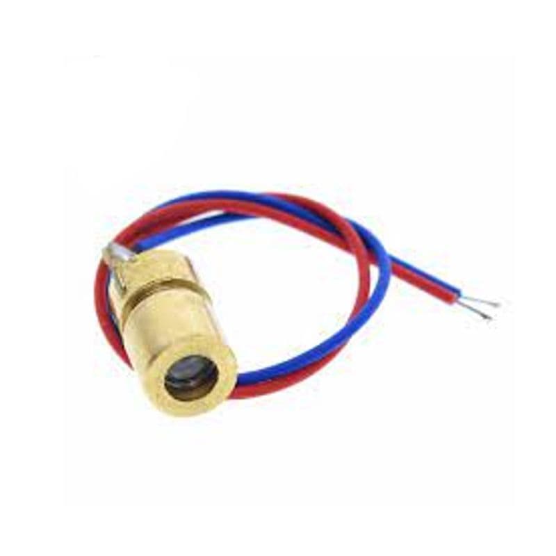 650nm 6mm base 5V DC 5mW Red Laser Dot Diode Module (Standard Quality) - View 1