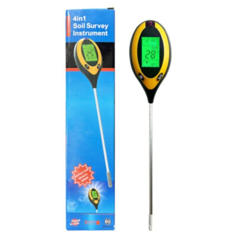 4 in 1 Soil PH Meter Soil Tester PH Moisture Meter Temperature Sunlight Measurement Analysis Acidity Alkali With Battery - View 3