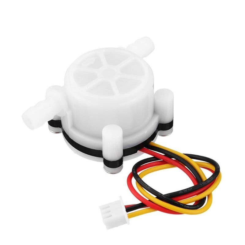 Water Flow Sensor YFS401 Flowmeter 0.3-6L/min3.5mm White - View 2