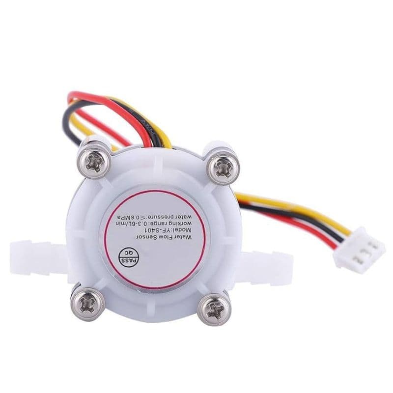 Water Flow Sensor YFS401 Flowmeter 0.3-6L/min3.5mm White - View 3