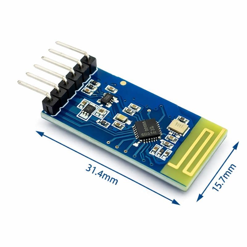 JDY-33 Bluetooth BLE Module with Pin Header - View 3