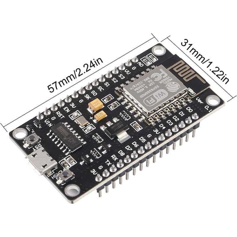 NodeMcu ESP8266 V3 Lua CH340 WiFi Development Board - View 2