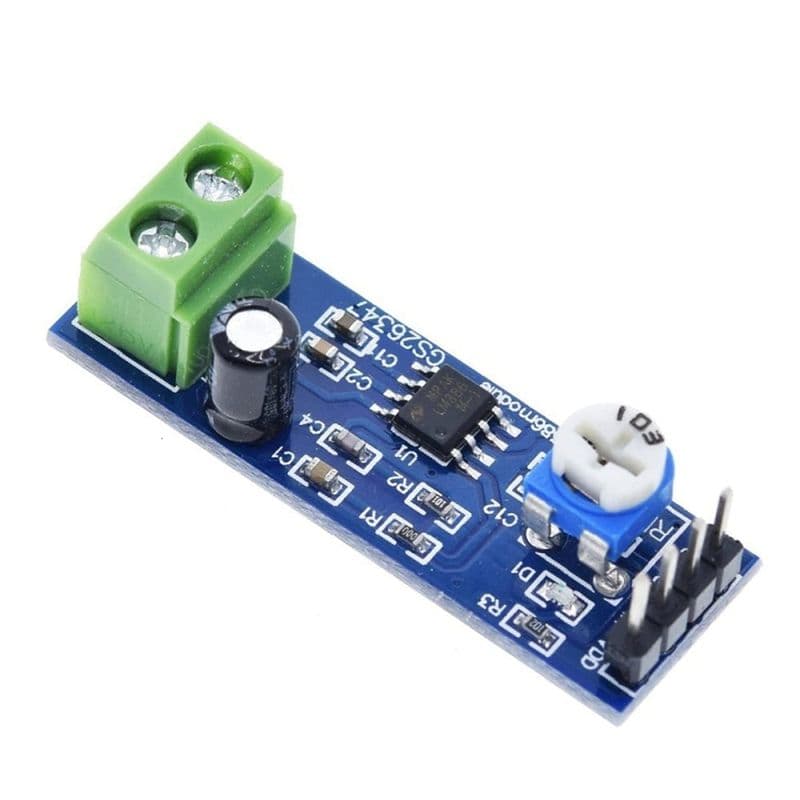 LM386 Audio Amplifier Module 10K variable resistor on board 200 Times Gain - View 1