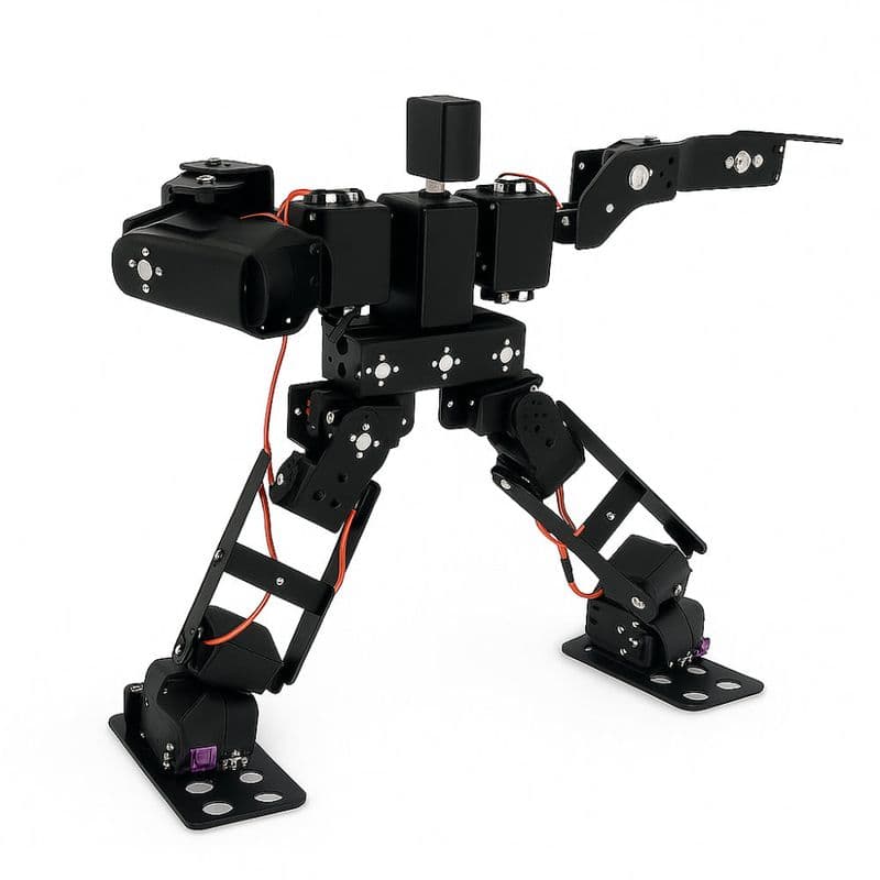 15 DOF DIY Biped Robot, Leg Robot Servo Motor Metal Bracket (NO Servo) - View 2