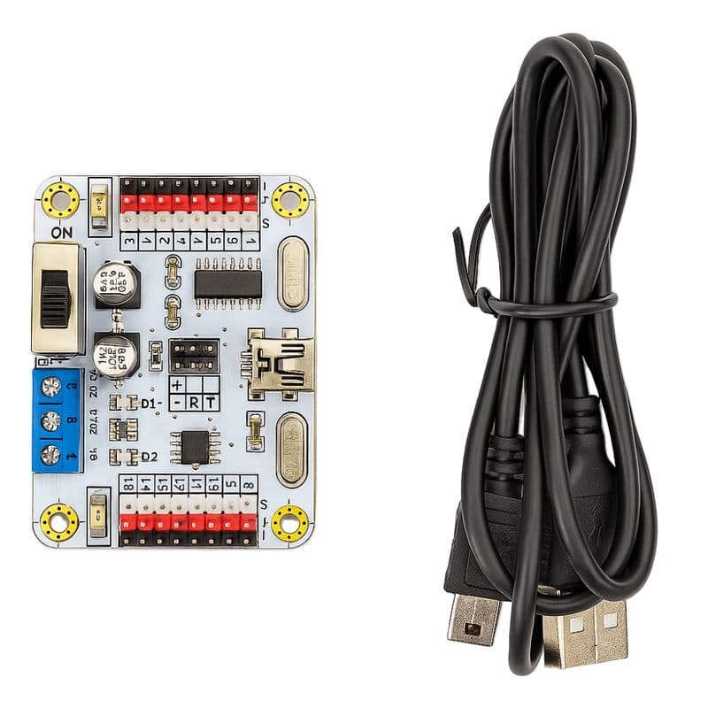 16 Channel Servo Control Board Support PS2 WIFI with USB Cable - View 1
