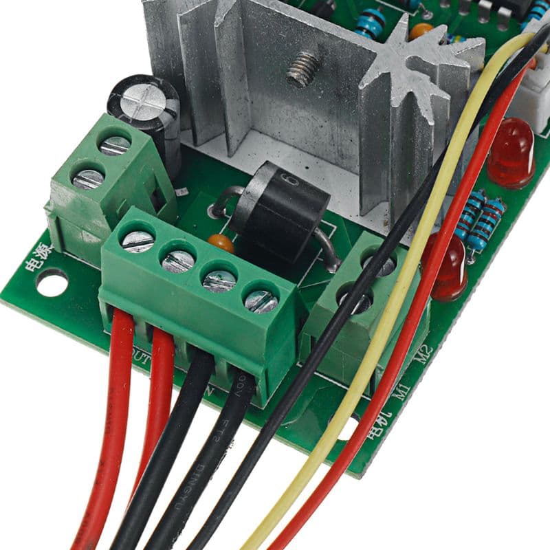 Adjustable CCM2 DC Speed PWM Controller 10V 12V 24V 30V Reversing Switch 120W - View 2