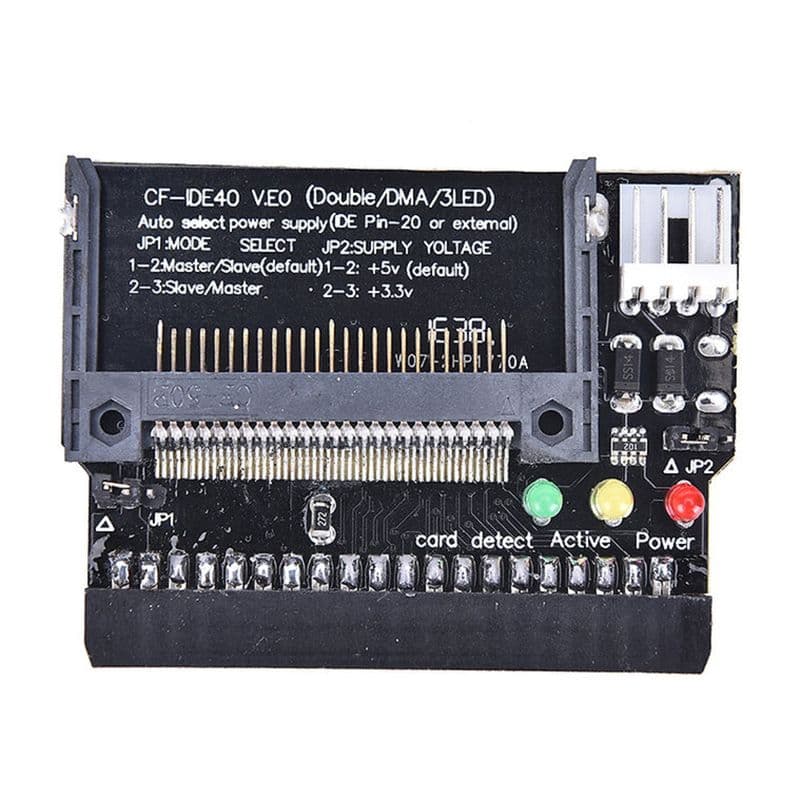 Compact Flash CF to 3.5 Female 40 Pin IDE Bootable Adapter Converter Card - View 2