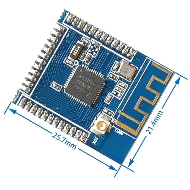 NRF51822 BLE4.0 Bluetooth 2.4G Wireless Module, Onboard Rev3 Low Power Consumption - View 2