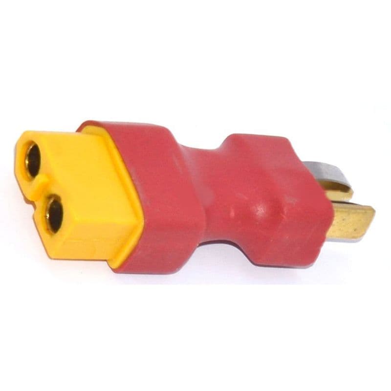 SafeConnect T-Connector to XT60 Battery Adapter Lead - View 1
